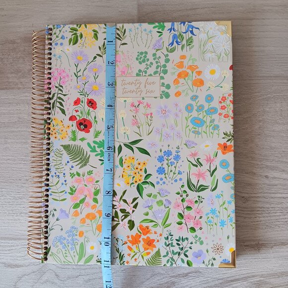 Bloom Planners 2025-2026 Floral Spiral Hard Cover Motivational Monthly Weekly - Picture 14 of 15